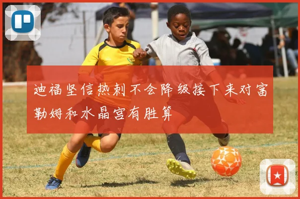 迪福坚信热刺不会降级接下来对富勒姆和水晶宫有胜算